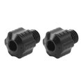 thumbnail image 1 of Motorcycle Mirror Plug Blind Plug 2 Pieces Rear View Mirror Thread Fairing Screws 10 Mm Aluminum Mirror Hole Screws Right and Left Thread, 1 of 7