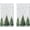 Pine Tree, variant on Black & White Grid Kitchen Towels Set Absorbent Farmhouse Decor Dish Towel, Fast Drying Tea Towel for Home & Restaurant Use 16x24 Inch