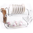 thumbnail image 4 of unbranded 1Ud Organizador De Cocina En Acero Plateado Para Platos Tazas Y Utensilios Con Doble, 4 of 8