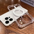 thumbnail image 3 of Shockproof Airbag Magnetic Clear Case For APPLE iPhone 16 15 14 13 12 11 Pro Max 15 Plus Wireless Charge Compatible With Magsafe Transparent For iPhone14ProMax, 3 of 6