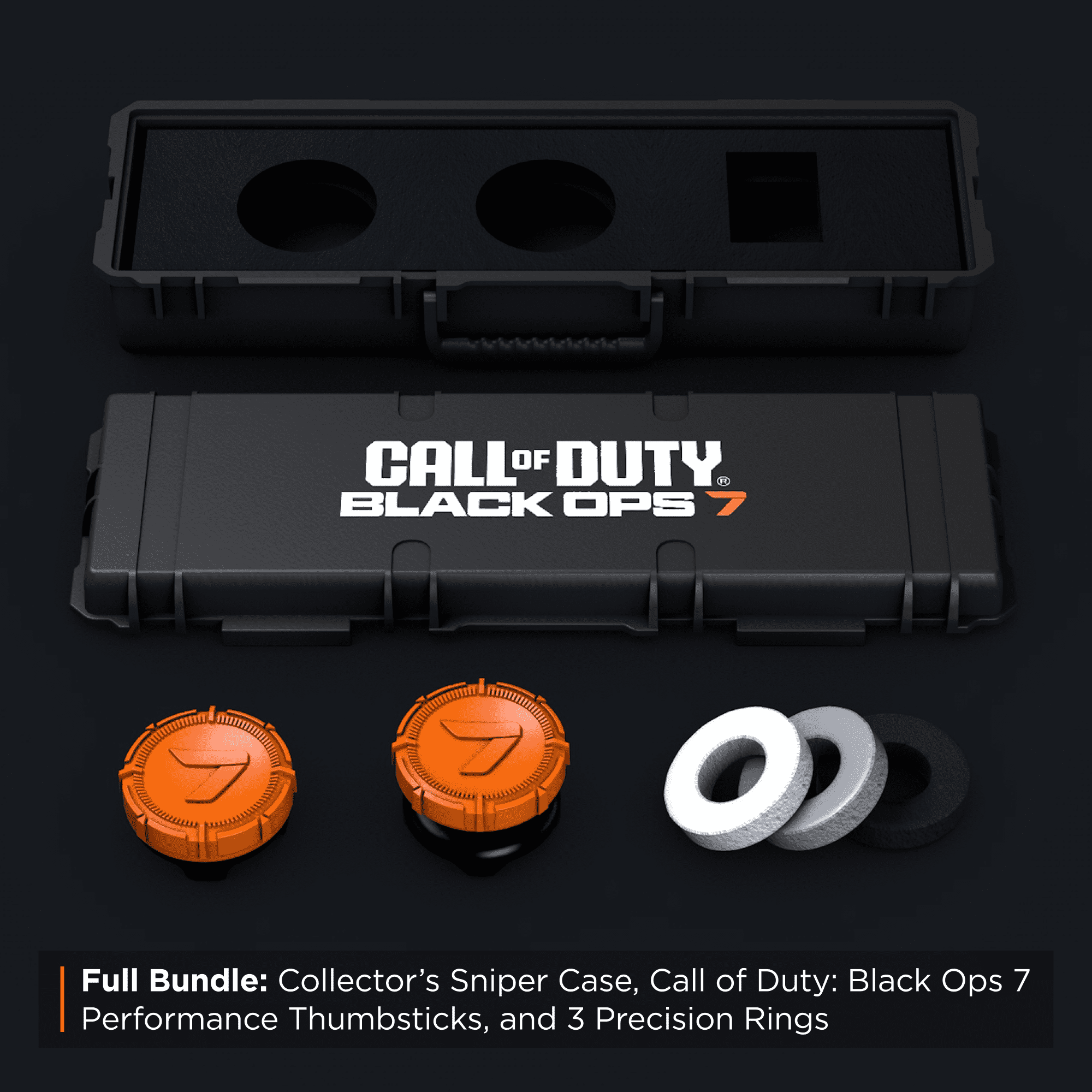 KontrolFreek Call of Duty: Black Ops 7 Aim Boost Kit | Collector’s Edition for PlayStation 4 (PS4), PlayStation 5 (PS5) | Orange and Black