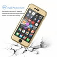 thumbnail image 2 of iPhone 8 Case, iPhone 7 Case, Hard Plastic Case 360 Full Body Shockproof Heavy Duty Protection With Tempered Glass Screen Protector Case For Apple iPhone 7 / iPhone 8 -Space Black, 2 of 4