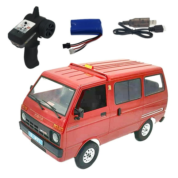 RC Truck Van Remote Control 2.4G Rock Crawler Car for Kids Adults RC Battery