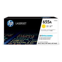 HP 655A Yellow Original LaserJet Toner Cartridge, ~10,500 pages, CF452A