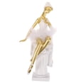 thumbnail image 4 of Masteelf Resin Ballet Girl Statue Delicate Girl Figurine Dancing Girl Statue Desktop Statue Decor, 4 of 8