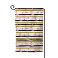 thumbnail image 5 of Sigee Gold Glittering Hearts and Flamingos Printed Flag12.5 * 18in Outdoor Yard Flags For Garden Decor, 5 of 9