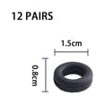 thumbnail image 2 of Glasses Ear Grip - Eyeglasses Temple Tip Sleeve Retainer,Anti-Slip Comfort Glasses Retainers For Spectacle Sunglasses Reading Eyewear, 12 Pairs-Style 3, 2 of 5