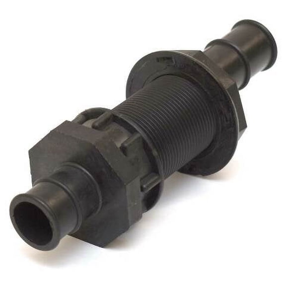 Rinker Boat Livewell Thru Hull Fitting | 1 1/8 Inch Connector Plastic