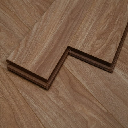 Dekorman Natural Walnut #1235H 12mm Click-Locking Laminate Flooring - 5in x 7in Take Home (Best Click Lock Flooring)
