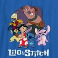 thumbnail image 2 of Boy's Lilo & Stitch Crew Logo  Graphic Tee Royal Blue Small, 2 of 5