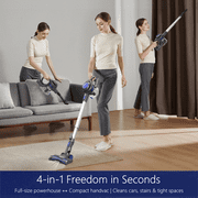 MOOSOO Cordless Stick Vacuum Cleaner, 40KPA 50Mins Lightweight Upright for Carpet Hard Floor Pet Hair XL-618A