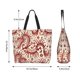 thumbnail image 5 of Balery Dragons1 Bolsa Tote Estilo Estético con Cremalleras, Bolsa de Hombro, Bolsa de Compras Grande y Plegable, 5 of 8