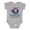 AC-Heather Grey, variant on My Great Aunt Loves Me Nephew Bear Boys Baby Bodysuit