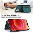 thumbnail image 4 of Jiahe Cover for iPhone 11, Wallet Case with Card Holder Pocket,Rugged Shockproof PU Leather Kickstand Card Slot Anti-Scratch Case Cover, blue, 4 of 5