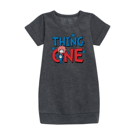

Dr.Seuss - Thing One - Toddler And Youth Girls Fleece Dress