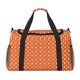 thumbnail image 1 of Disketp Orange And White Polka Dot Bolsa de Viaje Tipo Duffle, Bolso de Mano para Fin de Semana para Mujer, Bolsa de Gimnasio Ligera para Hombre, Esencial para Viajes, 1 of 7