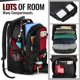 thumbnail image 2 of Mochila de viaje YOREPEK extra grande, 50 litros, resistente al agua, 17 pulgadas, 2 of 8
