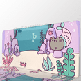 thumbnail image 1 of Cartoon Mousepad Mouse Mat Desk Mat With Pad gaming accessories Prime Gaming P-Pusheen Cute Cat XXL Keyboard Pad, 1 of 1