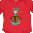 thumbnail image 4 of Inktastic Fishing Boy, Brown Hair, Fisherman, Fishing Rod Boys Long Sleeve Baby Bodysuit, 4 of 5
