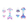 thumbnail image 1 of (2-Pack) Rinsvye Tail Swimsuit Scale Print Bathing Suit Monokini Beach Wear Stretchy Swimwear For Women Summer Pool Party, 1 of 9