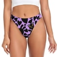 thumbnail image 1 of Balery Cartoon Black Cats Tangas de Algodón para Mujer con Estampado – Ropa Interior Sexy, Transpirable, G-string-4X-Large, 1 of 6