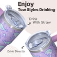 thumbnail image 4 of 20OZ Unicorn Tumbler with Handle Insulated Stainless Steel Cup Great Presents for Women Unicorn Enthusiasts Perfect for Birthday Christmas and Campfire Stories Nights, 4 of 6