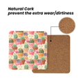 thumbnail image 4 of Xecao High Detail Succulent for MDF Cork Coaster 4 Pcs,Drink Coasters,Suit for House Warming Gifts New Home ,Coffee Table Decor-Square, 4 of 7
