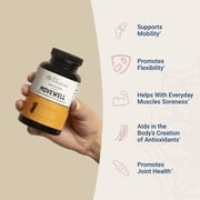 Live Conscious MoveWell Joint Support Supplement for Adults - Glucosamine Chondroitin with MSM, Hyaluronic Acid & ApresFlex Boswellia - 90 Capsules
