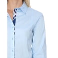 thumbnail image 3 of Blusa Camisa Mujer Manga Larga Lisa Celeste Palassi 54507, 3 of 7