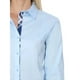 thumbnail image 3 of Blusa Camisa Mujer Manga Larga Lisa Celeste Palassi 54507, 3 of 7