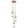 thumbnail image 2 of 113-452-1P-BK-G452-4SM Innovations Lighting Milan - 3 Light Cord Hung Pendant In Art Deco Style-20.25 Inches Tall and 11.88 Inches Wide-Matte Black, 2 of 5