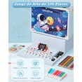 thumbnail image 2 of Set De Arte Dibujo Colores Marcadores Lápices Lonk 145pcs, 2 of 8