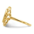 thumbnail image 3 of 14K Yellow Gold Ring Band Signet 10.5x7.5mm Open Back, 3 of 5