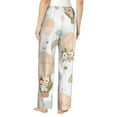 thumbnail image 3 of Picia Air Balloon and Flower Womens Soft Woven Cotton Elastic Waistband Sleep Pajama Pant Lounge Sleep Pant With Pockets And Drawstring-Medium, 3 of 9