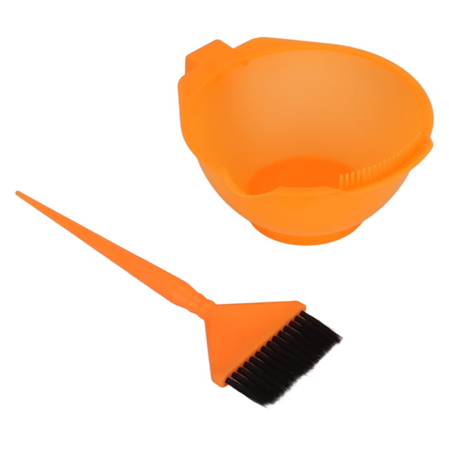 Hair Coloring Bowl,Orange Hair Dyeing Tool Hair Dyeing Comb Bowl Set Hair Dyeing Tool Best in its Class
