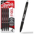 thumbnail image 1 of shiyou-Sharpie S-Gel, Gel Pens, Medium Point (0.7mm), Black Gel Ink Pens, 4 Count, 1 of 4