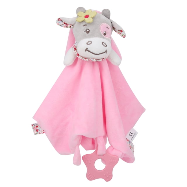 Manta calmante para bebés, manta de seguridad para bebés, mordedor, manta de seguridad de felpa, manta de seguridad para bebés, elegante y moderna