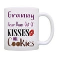 thumbnail image 1 of ThisWear Granny Gifts Funny Granny Never Runs Out of Cookies Granny Mothers Day 11 ounce Coffee Mug, 1 of 4