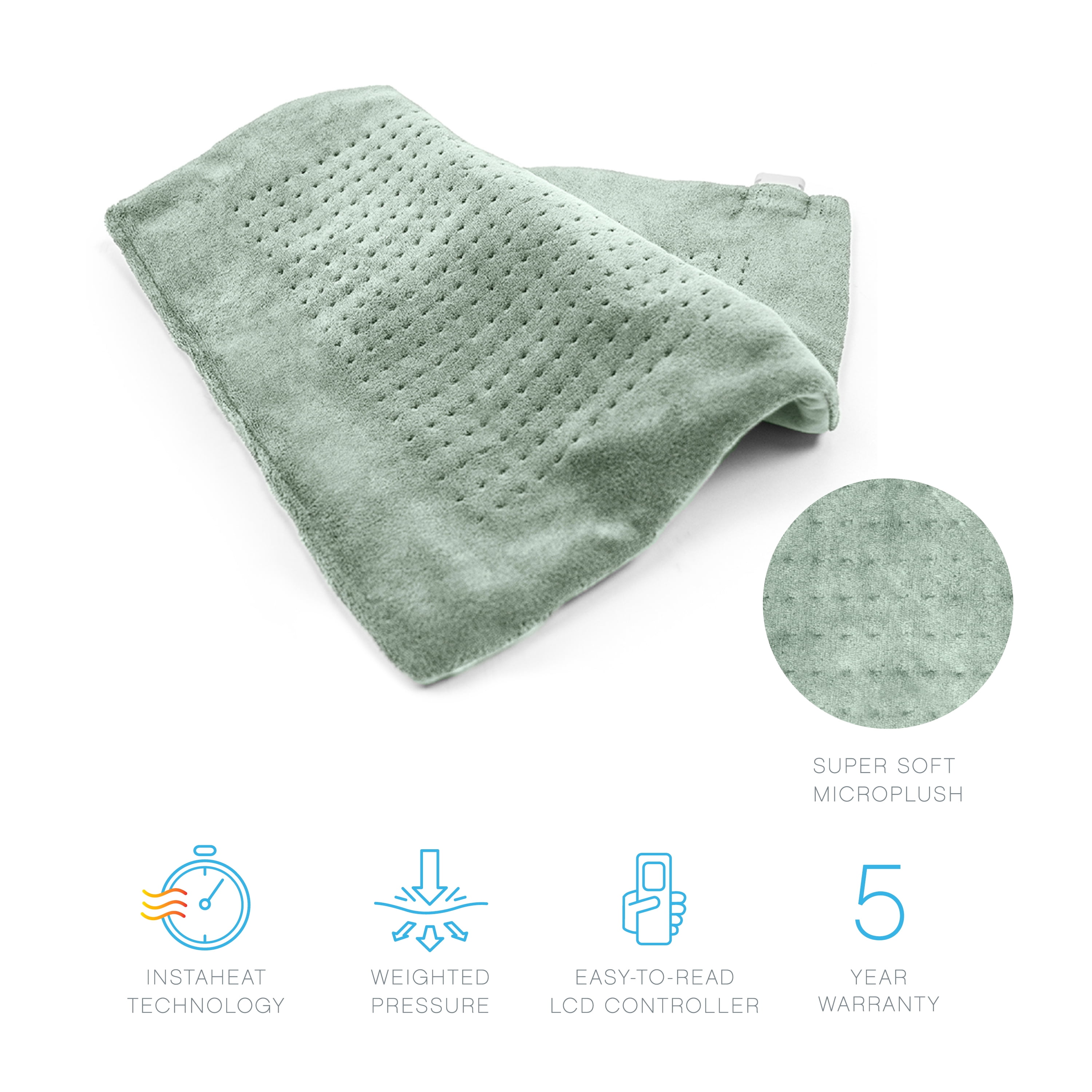 WeightedWarmth™ 3-in-1 Back & Neck Heating Pad