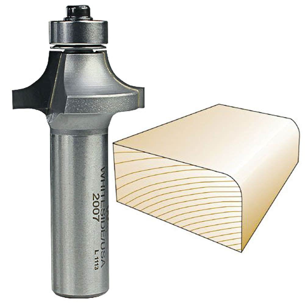 Whiteside Router Bits 2007 Round Over Bit with Ball Bearing Walmart