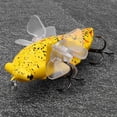 thumbnail image 4 of Cebo duro para peces, cebo de pesca con forma de cigarra biónica, con hélice giratoria, anzuelo triple de 7,5 cm, Y238-8, 4 of 9