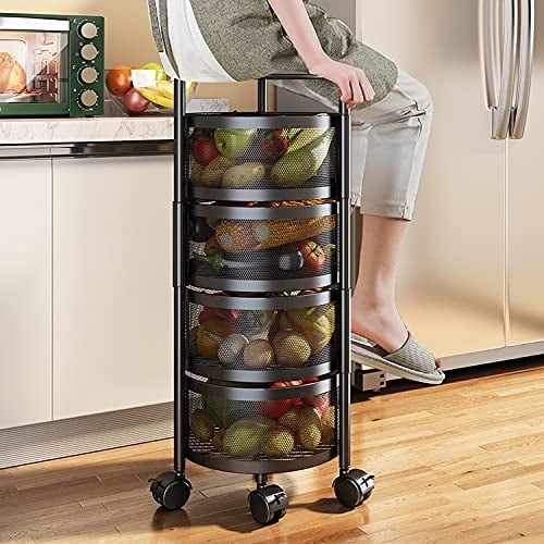 Multifunctional Kitchen Vegetable Rack Fruit Storage Rack Free