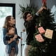 thumbnail image 4 of pstuiky Árbol de Navidad de nieve con purpurina champán árbol de Navidad de cerámica adornos para árbol de Navidad regalos de Navidad, 4 of 6