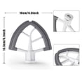 thumbnail image 4 of 1 x Beater Blade, Mixer Paddle Flex Edge Beater Blade with Scraper For Kitchenaid, 4 of 8