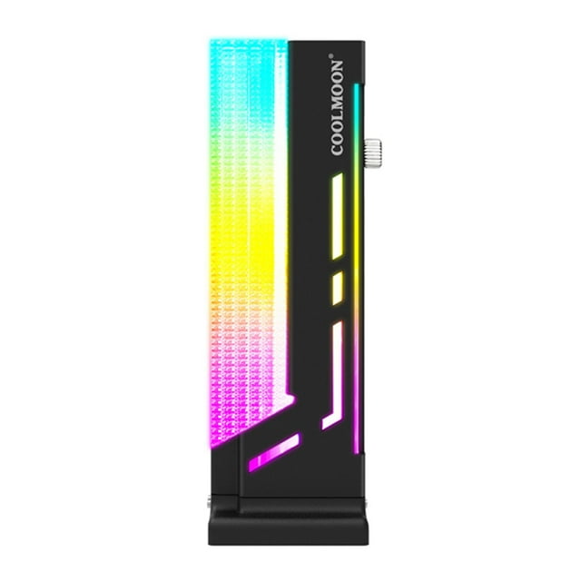 Almencla Graphics Card Stand Telescopic 4Pin GPU Support Bracket Brace Verticle for PC Computer black