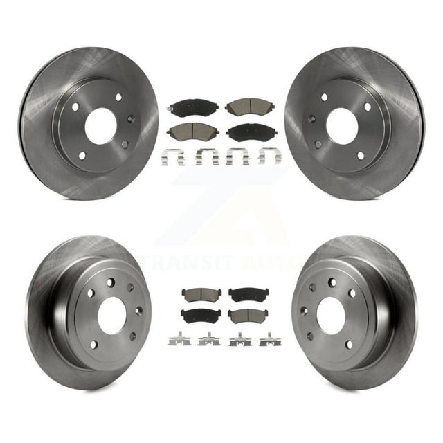 CMX Front Rear Disc Brake Rotors and Ceramic Pads Kit for Car Chevrolet Optra Suzuki Forenza Reno K8C-101328