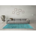 thumbnail image 3 of Ahgly Company Indoor Rectangle Persian Light Blue Traditional Area Rugs, 4' x 6', 3 of 4