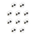 thumbnail image 1 of Cateissary auriculares con cable auriculares deportivos accesorios para juegos equipo para correr regalo dulce suministros de gimnasio regalo de Negro/Con micrófono 10piezas, 1 of 3