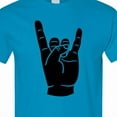 thumbnail image 4 of Inktastic Rocker Horns T-Shirt, 4 of 5