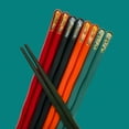 thumbnail image 2 of Set of 5 Colorful Matte Reusable Fiberglass Chopsticks  Non-Slip, Dishwasher Safe, Perfect for Chinese, Korean & Japanese Meals 9.5 inch Scenic Art, 2 of 5